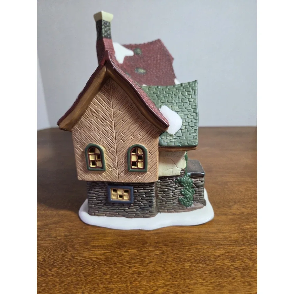 1999 Santa's Workbench Coll.  Victorian Ser. Cask & Flask Pub Orig Box No Light